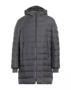 Пуховик Thom Browne, серый