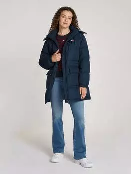 Пуховик TOMMY JEANS, темно-синий