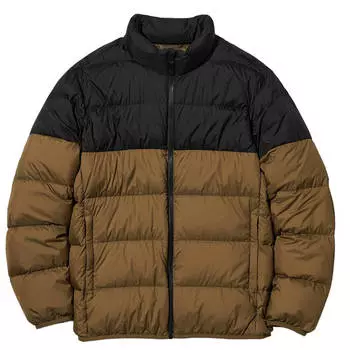 Пуховик Uniqlo Ultra Light Down 3D Cut, светло-коричневый/черный