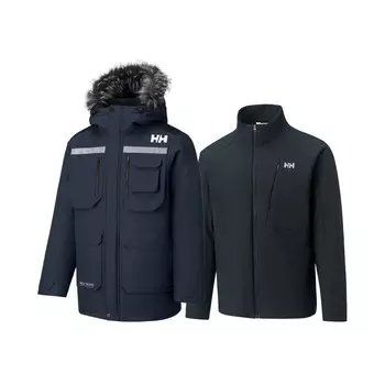 Пуховик унисекс Helly Hansen, коричневый