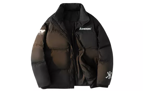 Пуховик унисекс Kawasaki, Черный