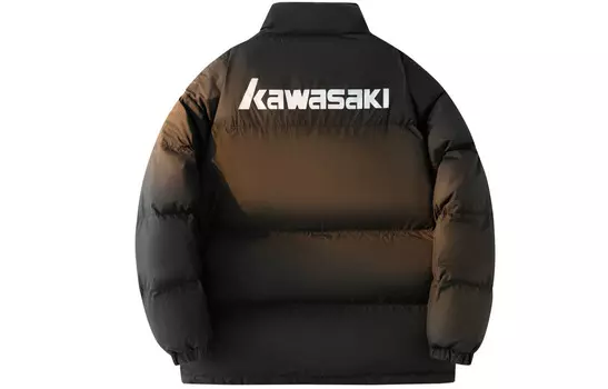 Пуховик унисекс Kawasaki, хаки