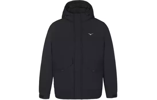Пуховик унисекс Mizuno, черный