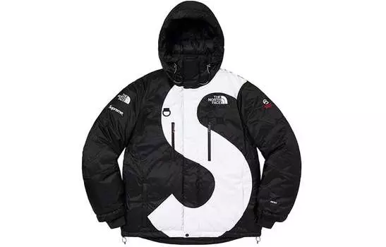Парка Supreme The North Face, зеленый