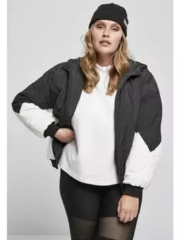 Пуховик Urban Classics, цвет black/white