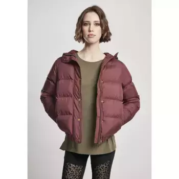 Пуховик Urban Classics Hooded, красный