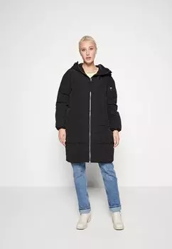 Пуховик Vero Moda с капюшоном, черный