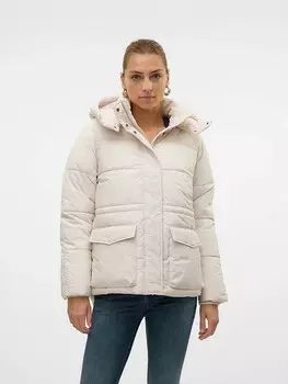 Пуховик Vero Moda, кремовый