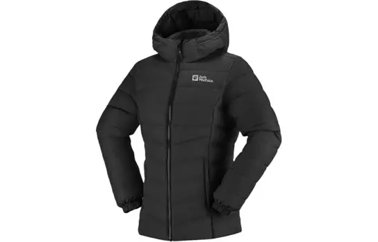 Пуховик женский 6000/черный Jack Wolfskin