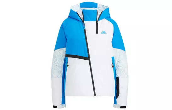 Пуховик женский белый Adidas