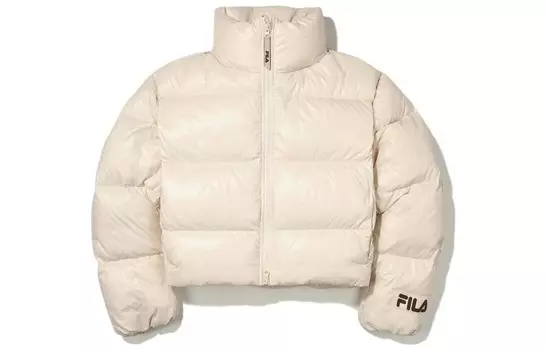 Пуховик женский белый Fila