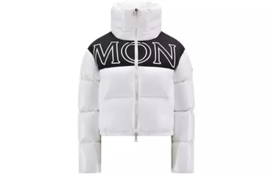 Пуховик женский белый Moncler