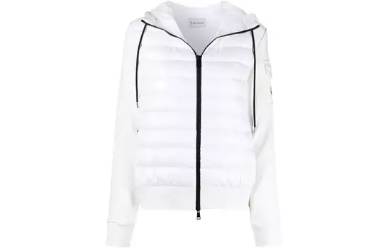 Пуховик женский белый Moncler