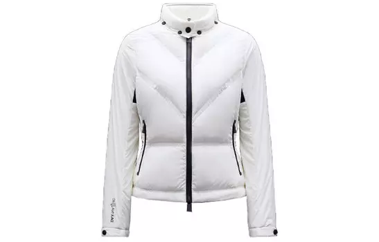 Пуховик женский белый Moncler