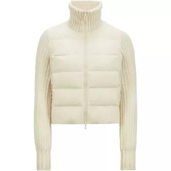 Пуховик женский белый Moncler
