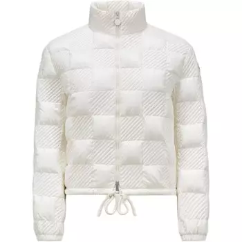 Пуховик женский белый Moncler