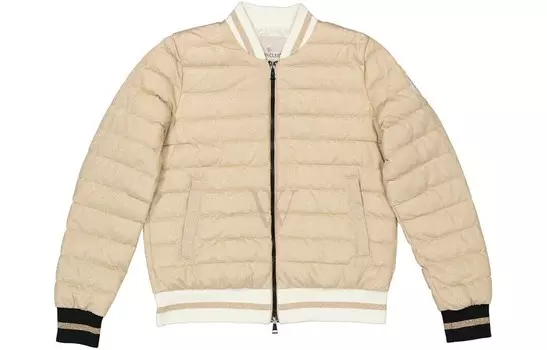 Пуховик женский бежевый Moncler