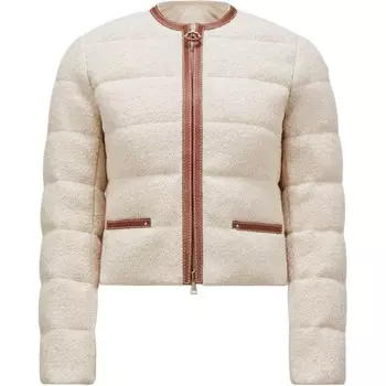 Пуховик женский бежевый Moncler