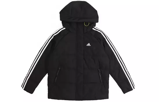 Пуховик женский черный Adidas, черный