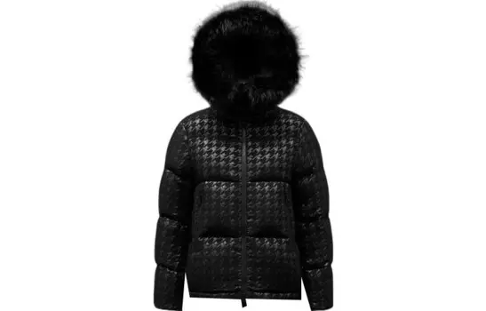 Пуховик женский черный Moncler