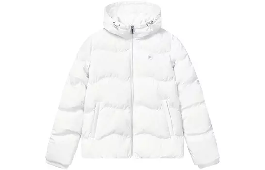 Пуховик женский Cloud White/Bliss Pink/Green Fila