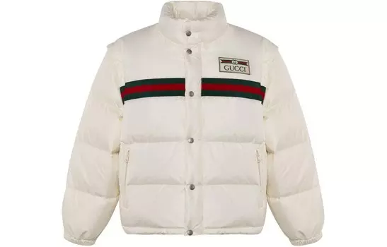 Пуховик женский Gucci, белый