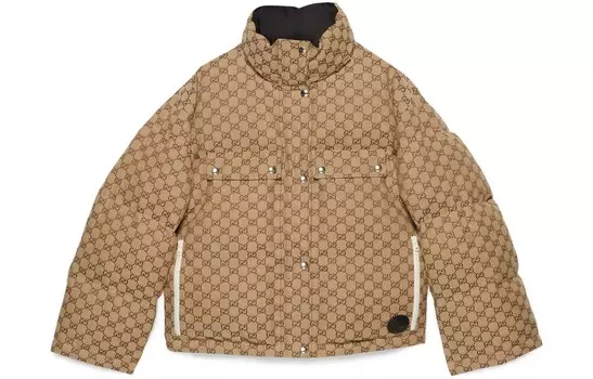 Пуховик женский Gucci, бежевый