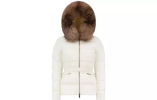 Пуховик женский Ivory White Moncler