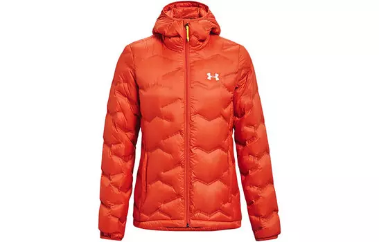 Пуховик женский оранжевый Under Armour