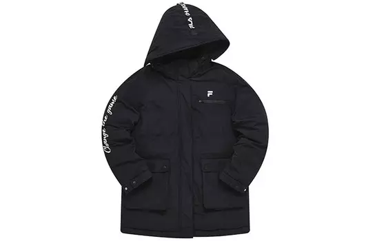 Пуховик женский Pitch Black Fila Fusion