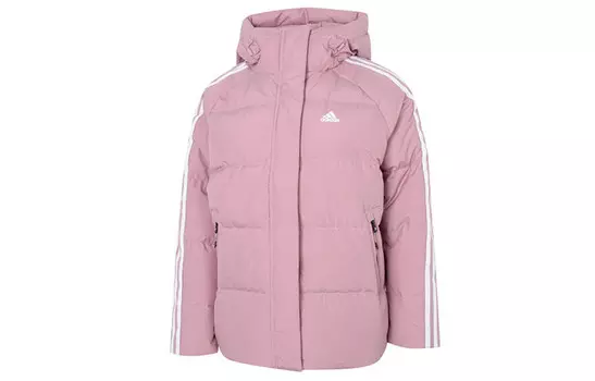 Пуховик женский розовый Adidas