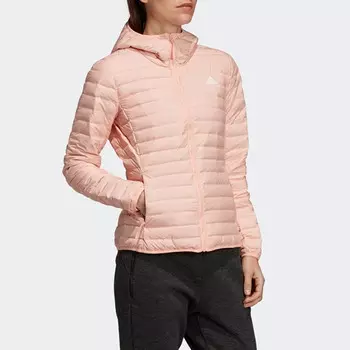 Пуховик женский розовый Adidas, розовый