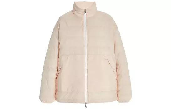 Пуховик женский розовый Moncler, розовый