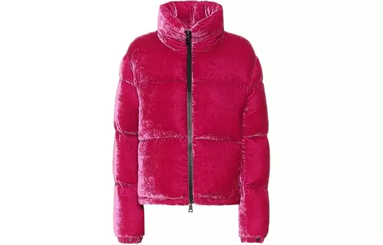 Пуховик женский розовый Moncler, розовый