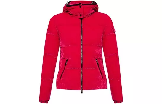Пуховик женский розовый Moncler, розовый