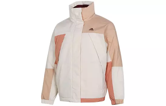 Пуховик женский зимний экрю Adidas, Ecru