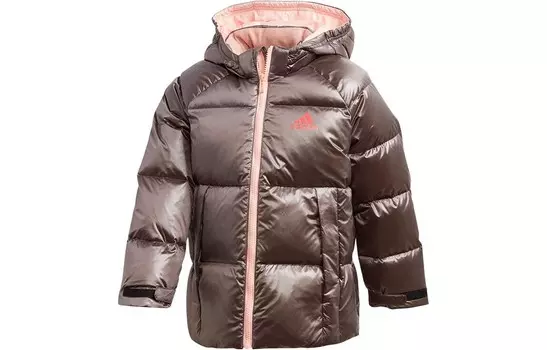 Пуховики/жилеты Adidas, коричневый