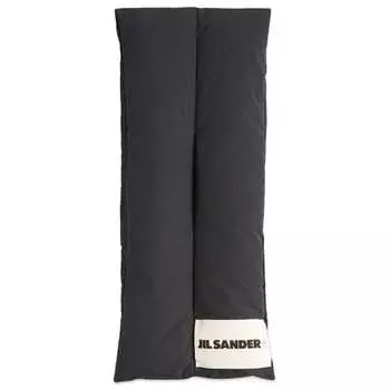Пуховый шарф Jil Sander, черный