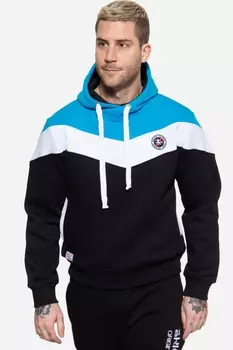 Пуловер Akito Tanaka Akito Tanaka Kapuzen Sweater Triple Tone, синий