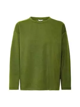 Пуловер b.young Pullover Regular Fit Rundhals Langarm, зеленый