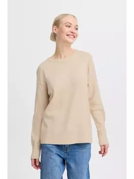 Пуловер b.young Strickpullover, бежевый