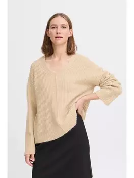 Пуловер b.young Strickpullover, коричневый