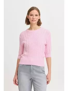 Пуловер b.young Strickpullover, розовый
