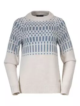 Пуловер Bergans Pullover, цвет Wei/Blau