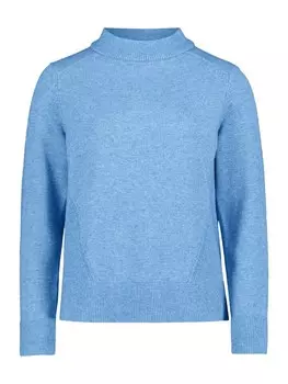 Пуловер Betty Barclay Feinstrickpullover mit Rippenstruktur, цвет Blue Melange