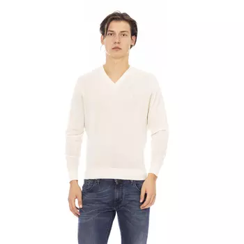 Пуловер Billionaire V Neck Sweater, молочный