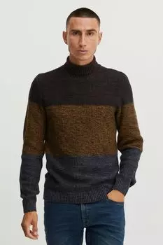 Пуловер BLEND Rollkragen 20714627, коричневый