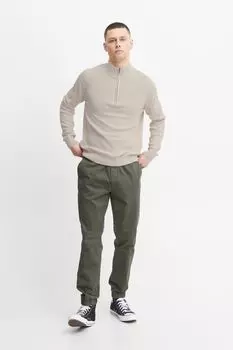 Пуловер BLEND Troyer BHCodford half zipp 20714337, натуральный