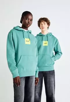 Пуловер BOX HOODIE UNISEX Huf, зеленый