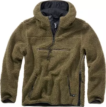 Пуловер Brandit Teddyfleece Worker, зеленый